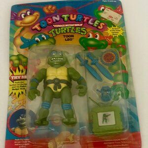 Toon Leo Teenage Mutant Ninja Turtles TMNT 1992 Playmates UNPUNCHED/Sealed